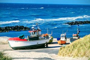 Sand am Strand.