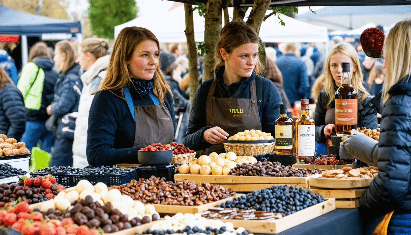 Regionale Spezialitäten im Mittelpunkt: Nordwestküsten-Markt bei der Tivoli Food Festival in Kopenhagen
