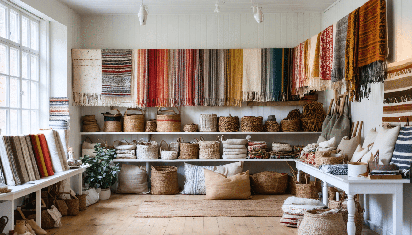 Einblicke in das Textilhandwerk: Sofie öffnet ihr Atelier in Lønstrup