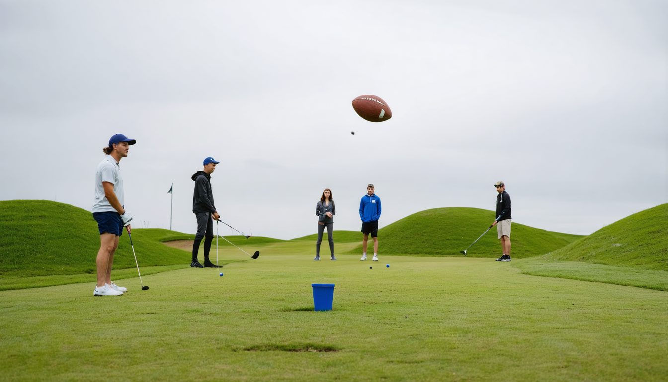 Søndervig: Fußballgolf-Anlage lockt auch bei Wind Besucher an