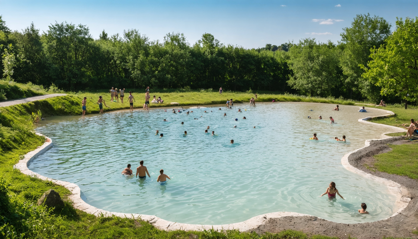 Neues Naturbad in Ålandet feierliche Eröffnung nach vier Jahren Engagement