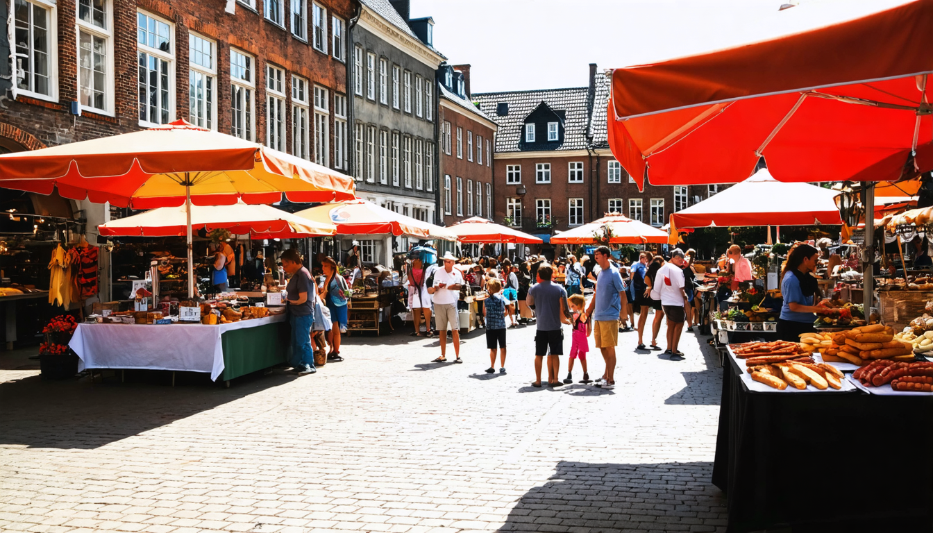 Traditioneller Sommerkrämermarkt in Tornby: Treffpunkt für Einheimische und Touristen