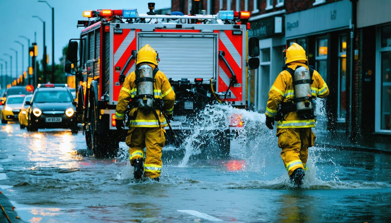 Unwetter in Esbjerg: Großveranstaltung evakuiert und Überschwemmungen im Stadtgebiet