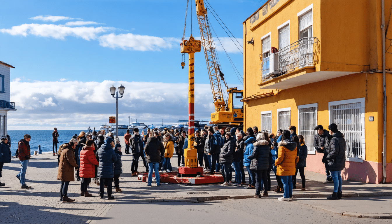 Traditionspflege in Hirtshals: Neue Kompasretterpæl feierlich eingeweiht
