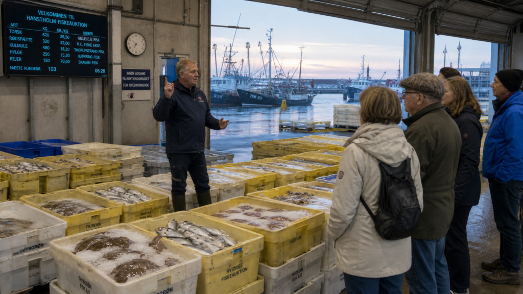 Geführte Tour auf der Hirtshals Fischauktion