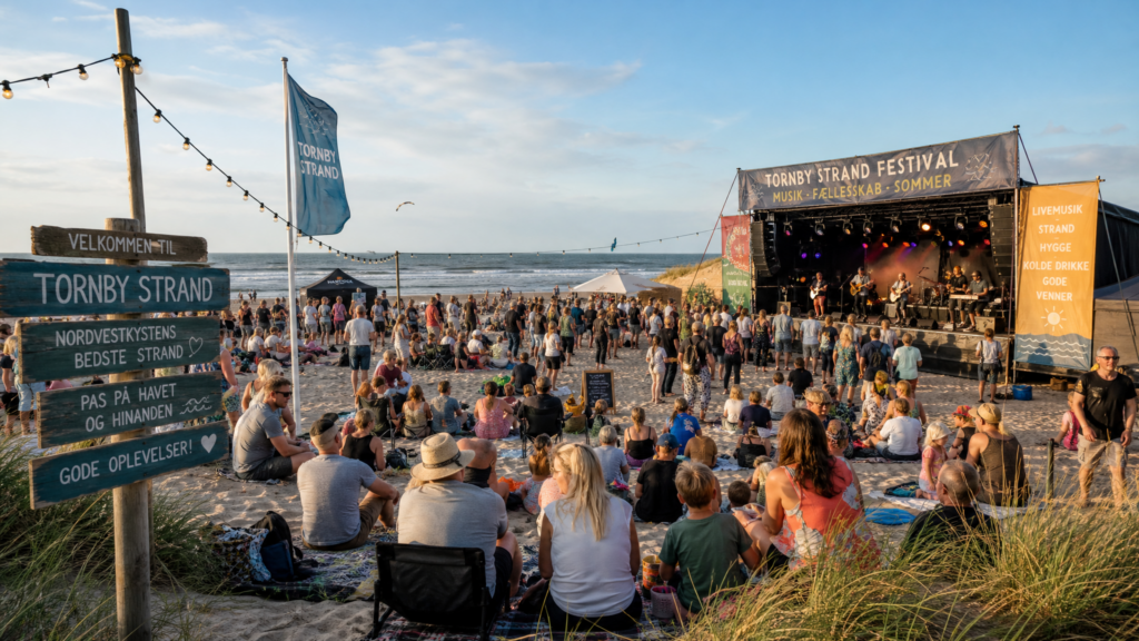 Strandfest bei Tornby Strand