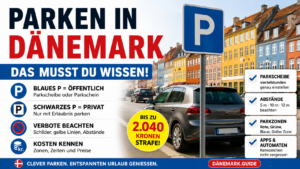 Parken in Dänemark: Regeln, Parkscheibe und Kosten