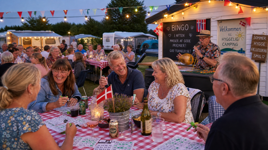 Juli-Mittagessen und Tupperbingo auf Egtved Camping