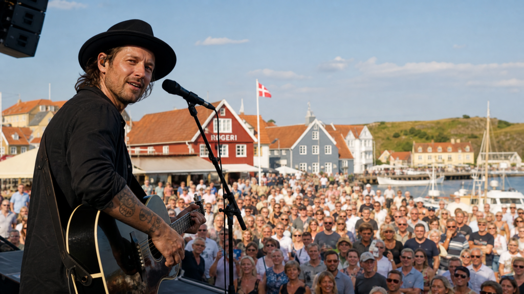 Konzert mit Thomas Jones auf dem Sandplads