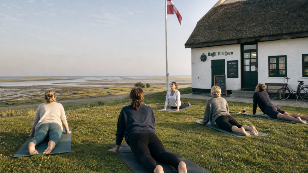 Kostenlose Yoga-Flow-Session auf Mandø