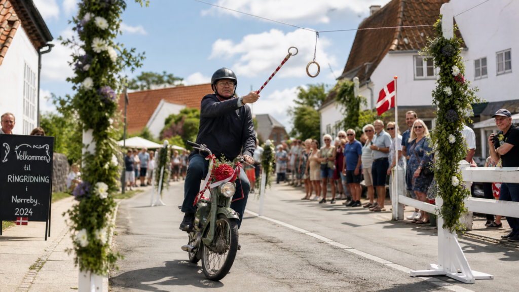 Moped-Ringstechen in Bække