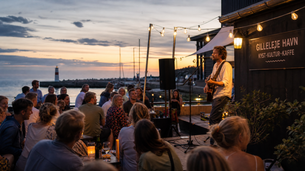Livemusik bei Havs in Nørlev mit Ulrics Music