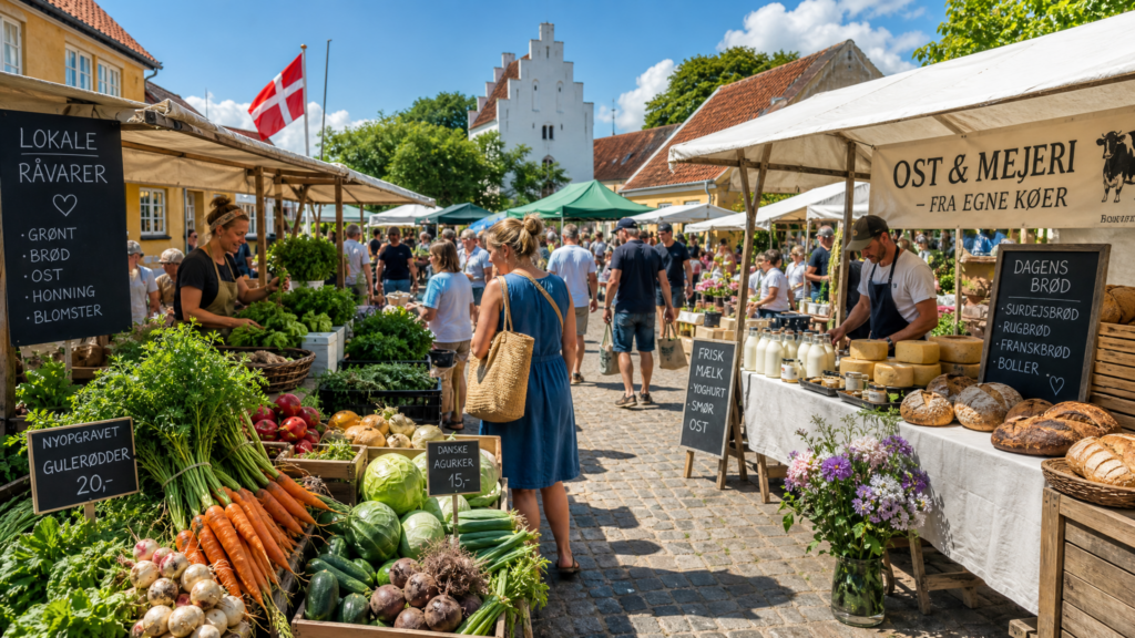 Lebensmittelmarkt auf Havrevang
