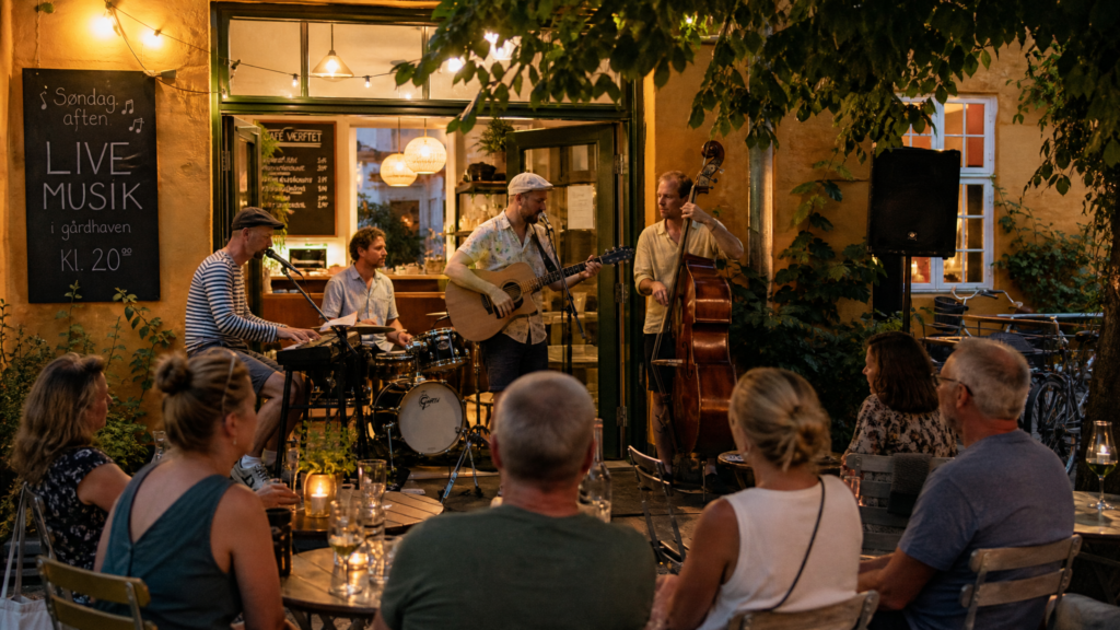 Livemusik im Cafe Slugten mit Harness