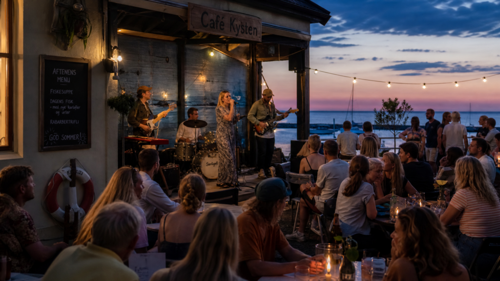 Harness live im Café Slugten