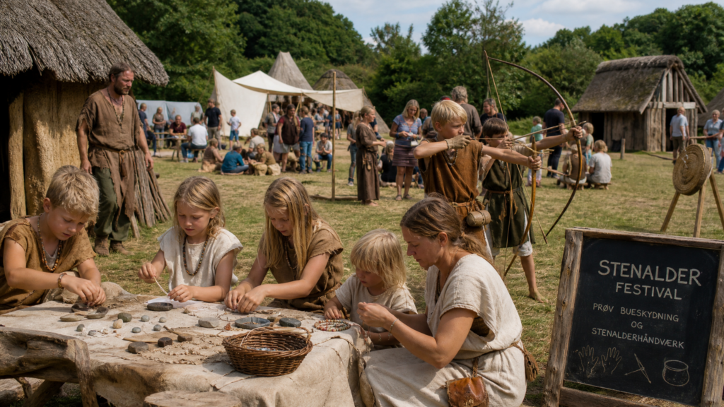 Steinzeitfestival im Stenaldercenter Ertebølle