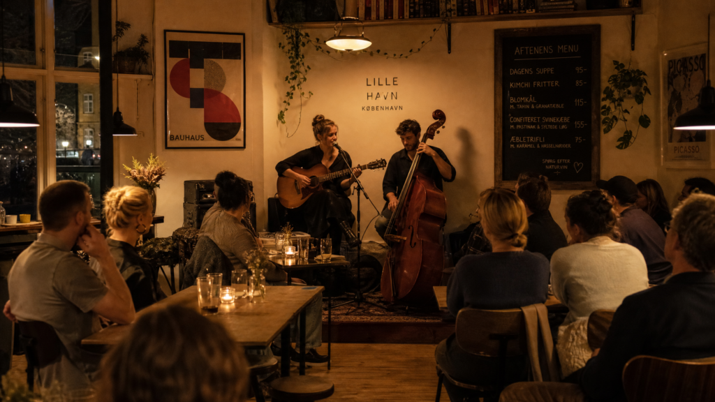 Livemusik på Cafe Slugten med Sam Brown Duo