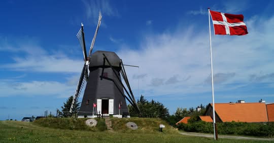 Offene Mühle in Vennebjerg