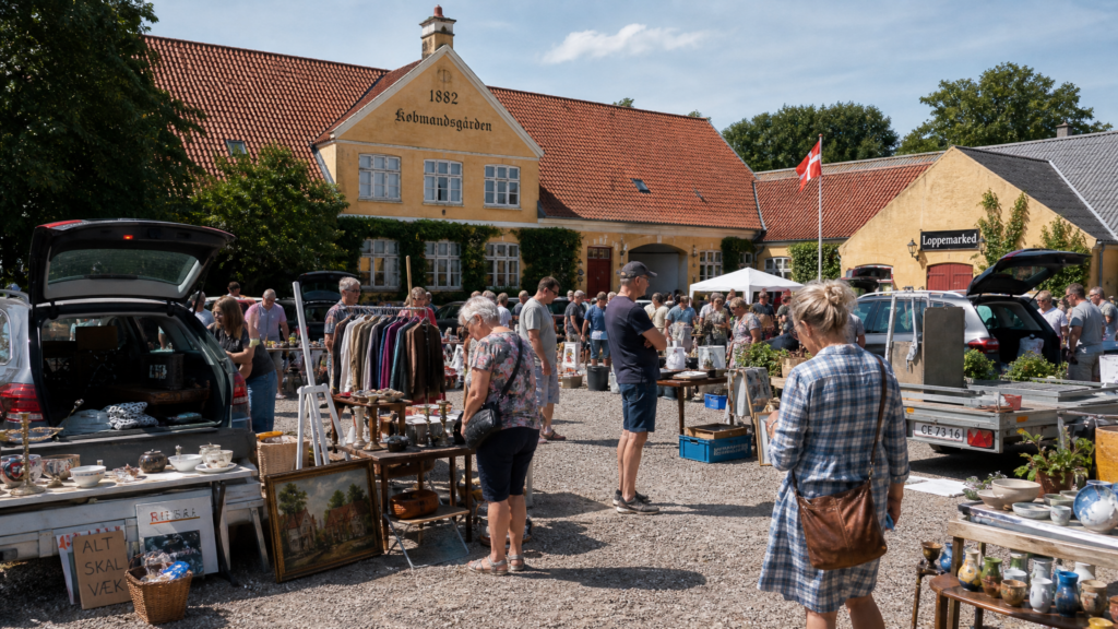 Trailer- und Kofferraummarkt bei Tornby Gl. Købmandsgaard