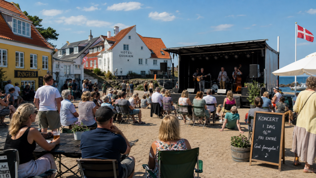 Konzert mit Ole Gas auf dem Sandpladsen