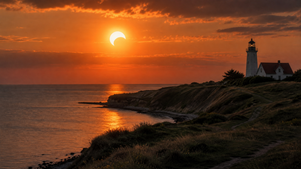 Partielle Sonnenfinsternis über Dänemark