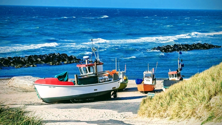 Fischerboote von Lønstrup