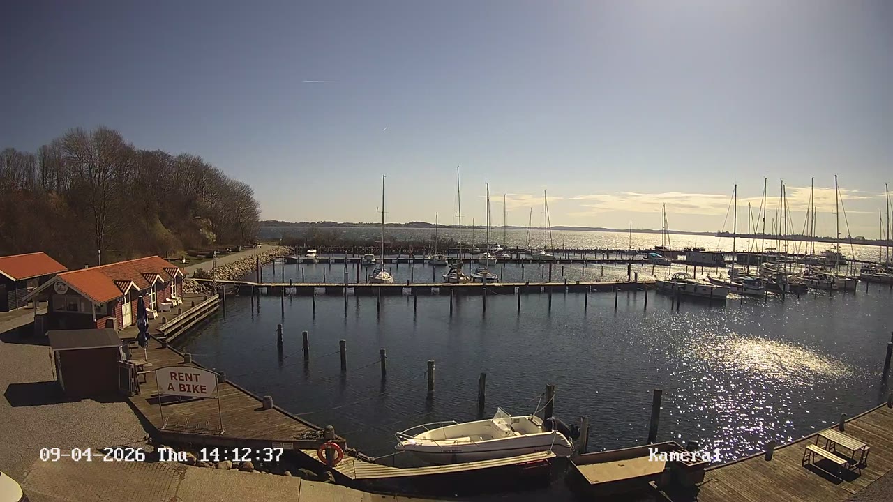 Webcam Egernsund Jachthafen Marina Minde 1