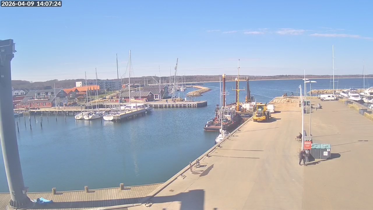 Webcam Juelsminde Alter Hafen Einfahrt