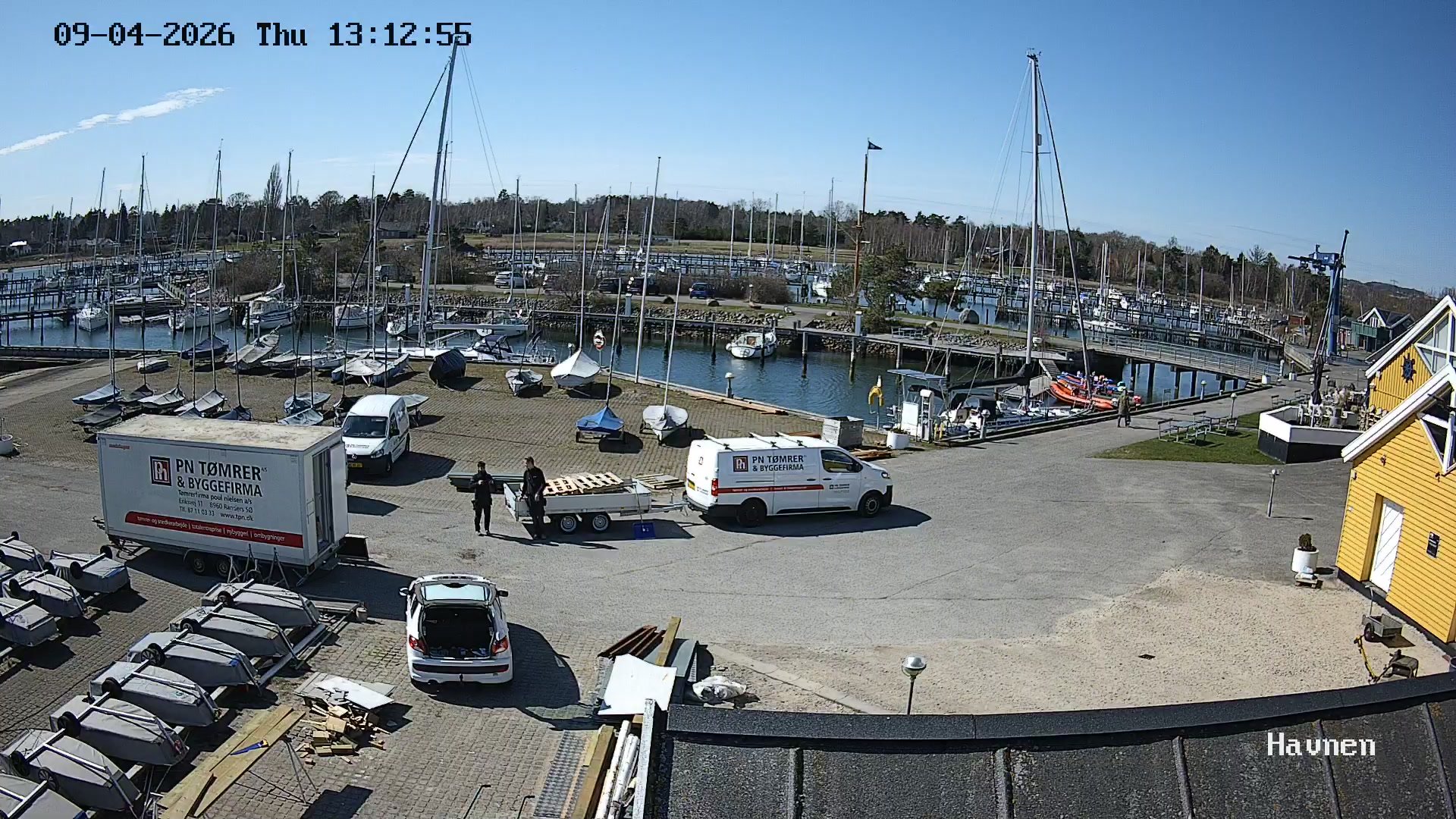 Webcam Skødstrup Kaløvig Bådelaug - Hafen