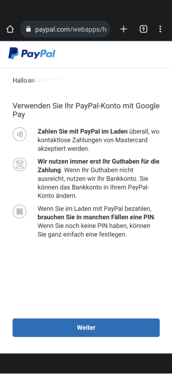 Kontaktloses Bezahlen am Smartphone einrichten mit Google Wallet und PayPal 6