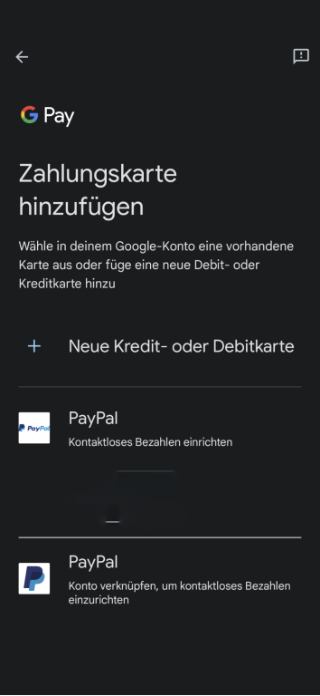 Kontaktloses Bezahlen am Smartphone einrichten mit Google Wallet und PayPal 4
